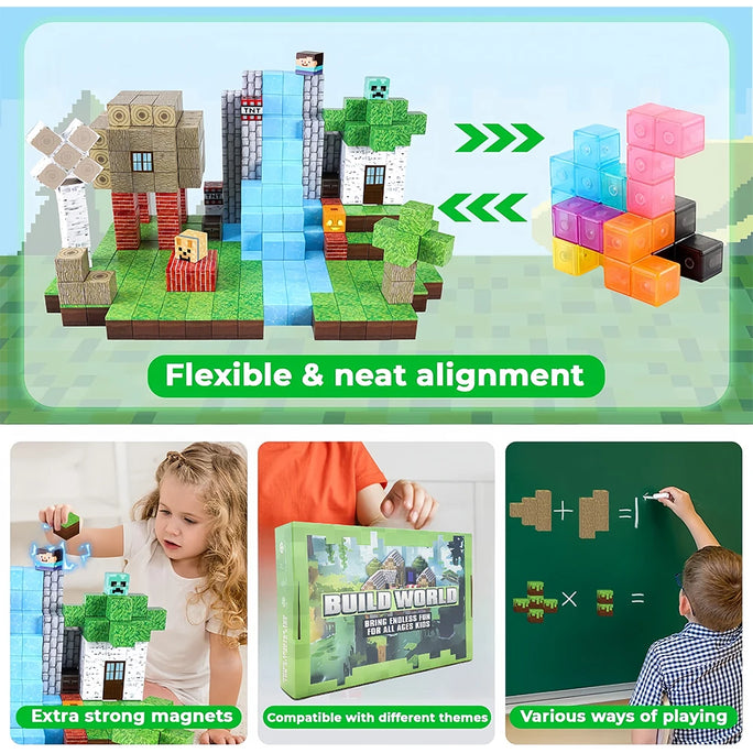 Magnetic Building Blocks – STEM Educational Construction Toy