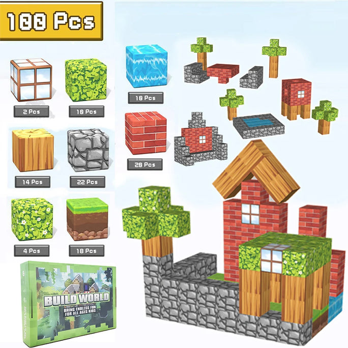 Magnetic Building Blocks – STEM Educational Construction Toy
