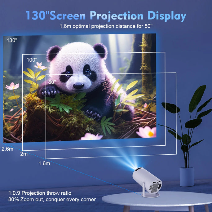 Magcubic HY300 Pro – 4K Smart Mini Projector with Android 11 & Wi-Fi 6