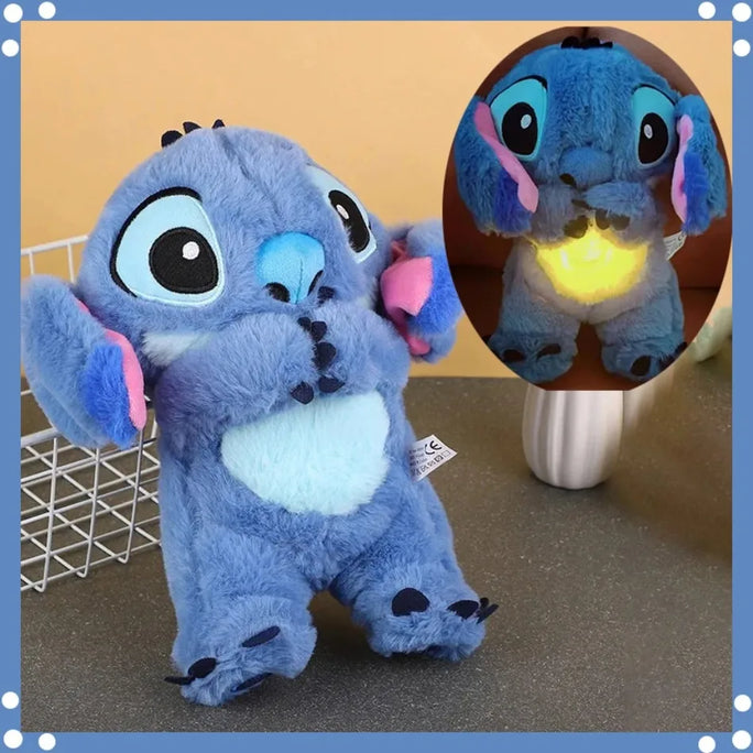 Stitch Plush Toy – Soothing Music, Light & Breathing Effect
