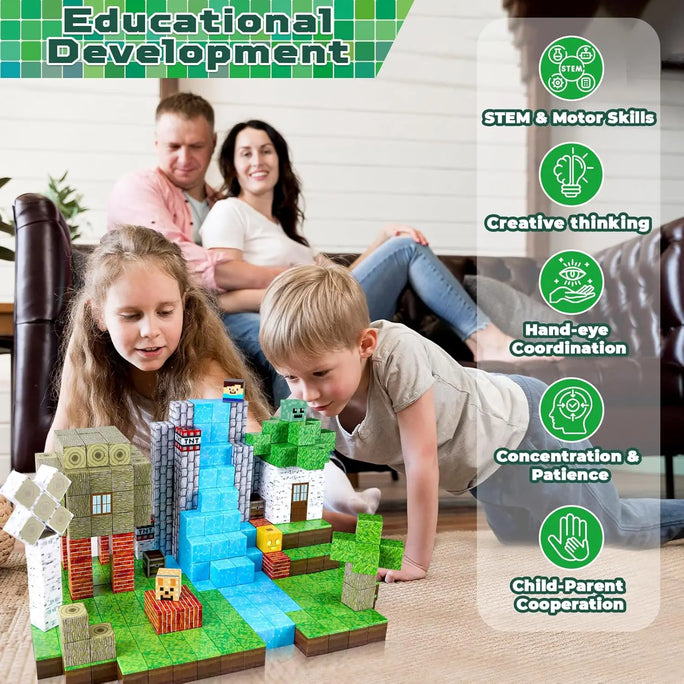 Magnetic Building Blocks – STEM Educational Construction Toy