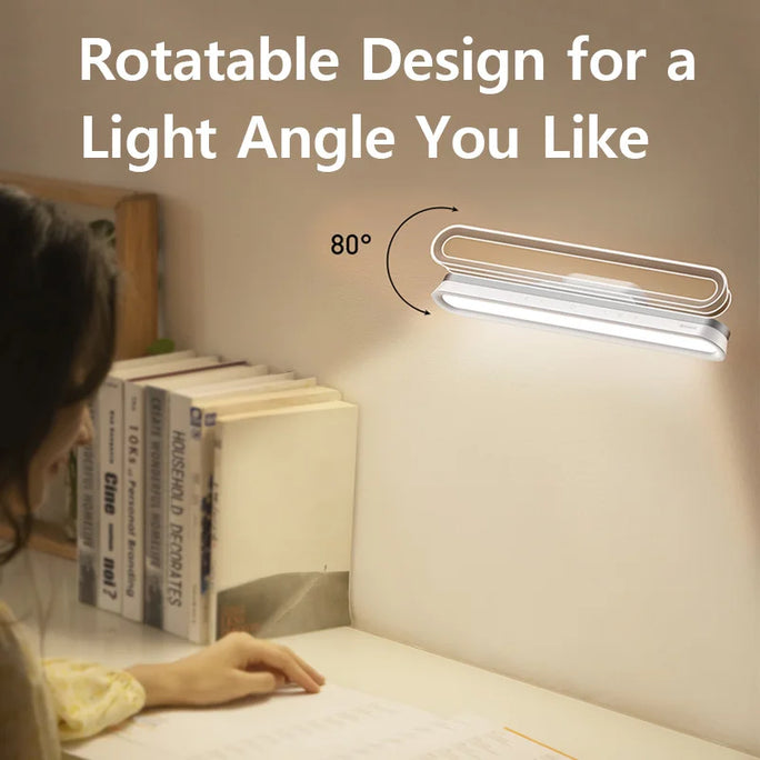 Baseus Magnetic LED Desk Lamp – Rechargeable, Dimmable, Night & Study Light